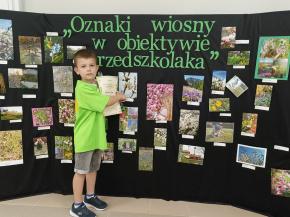 Rozstrzygnięcie rodzinnego konkursu fotograficznego „Oznaki wiosny w obiektywie przedszkolaka”.